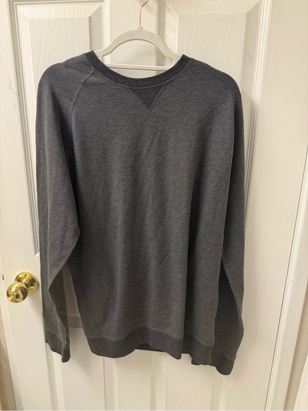 Vince Cotton Cashmere Blend Gray Crewneck Shirt Size L Casual Comfy